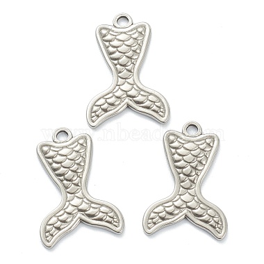 Stainless Steel Color Fish 304 Stainless Steel Pendants
