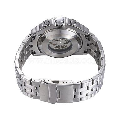 Alloy Watch Head Mechanical Watches(WACH-L044-01B-P)-3