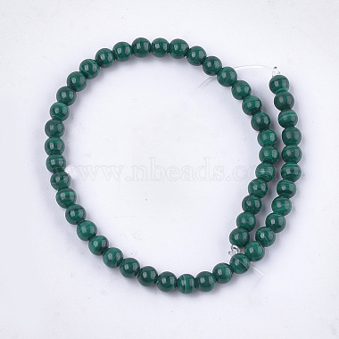 Natural Malachite Beads Strands(G-S333-4mm-028)-2