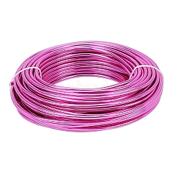 Round Aluminum Wire, for Jewelry Making, Camellia, 7 Gauge, 3.5mm, about 65.61 Feet(20m)/500g(AW-BC0007-3.5mm-15)