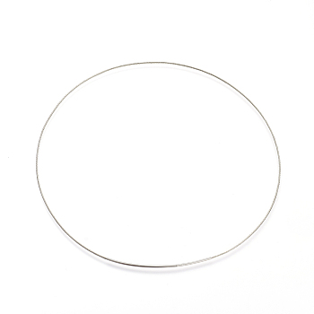 Stainless Steel Wire Necklace Cord DIY Jewelry Making, with Brass Magnetic Clasp, Stainless Steel Color, 18.9 inch(48cm)x1mm