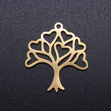 Golden Tree Stainless Steel Pendants