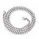 Men's 201 Stainless Steel Cuban Chain Necklace(NJEW-R257-001C-P)-1