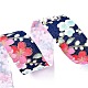 Japanese Kimono Style Floral Cotton Ribbon(OCOR-I008-01A-06)-2