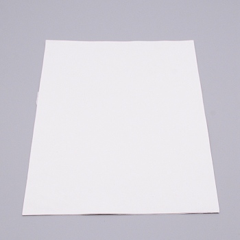 Silicone Single Side Board, with Adhesive Back, Rectangle, White, 300x210x2mm