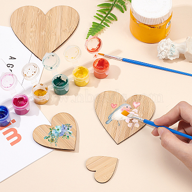Olycraft Heart Shaped Wooden Boards for Painting(AJEW-OC0001-94)-3