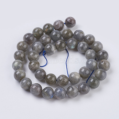 Natural Labradorite Beads Strands(G-G212-10mm-23)-2