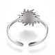 304 Stainless Steel Sun Cuff Rings(RJEW-N038-116P)-4