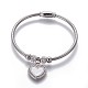 304 Stainless Steel Charms Bangles(BJEW-P258-05P)-1