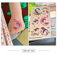 Horse Pattern Removable Temporary Tattoos Paper Stickers, Colorful, 12x7.5cm(PW-WG34966-06)