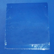 Cellophane Bags, OPP Material, Adhesive, Clear, 39x35cm, Hole: 8mm, Inner Measure: 35x35cm(X-OPC-S012-35x39cm)