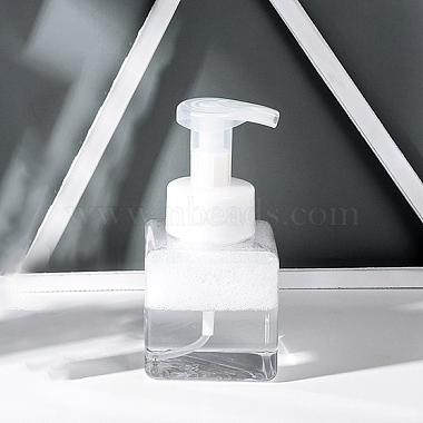 Distributeurs de savon moussant en plastique PETG rechargeables de 250 ml(TOOL-WH0080-43)-4