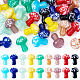 36St&uuml;ck 9 Farben handgefertigte Lampwork-Perlen(LAMP-TA0001-55)-1