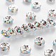 Brass Grade A Rhinestone Spacer Beads(RSB034NF-02)-1