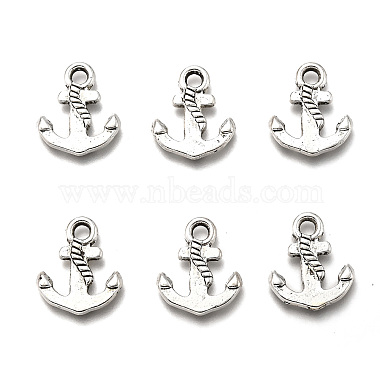 Antique Silver Anchor & Helm Alloy Charms