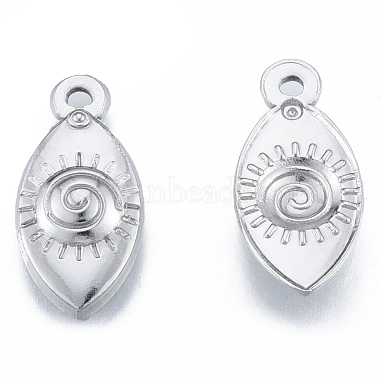 Stainless Steel Color Horse Eye 304 Stainless Steel Pendants