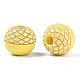 Painted Natural Wood Beads(WOOD-S057-072R)-3