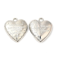CCB Plastic Pendants, Heart, Nickel Color, about 28mm long, 25.5mm wide, 8mm thick, hole: 2mm(PCCBH-232Y)