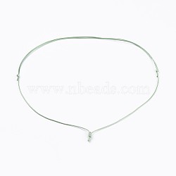 Adjustable Korean Waxed Polyester Cord Necklace Making, Dark Sea Green, 33.7 inch(85.6cm), 1mm(AJEW-JB00493-02)