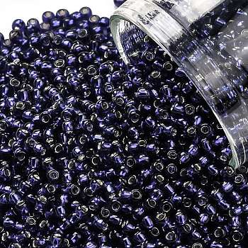 TOHO Round Seed Beads, Japanese Seed Beads, (28D) Dark Cobalt, 11/0, 2.2mm, Hole: 0.8mm, about 1103pcs/10g