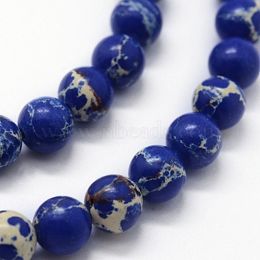Synthetic Imperial Jasper Beads Strands(G-I199-35-8mm-H)-3