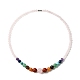 Natural Mixed Gemstone Graduated Beaded Necklaces(NJEW-JN04492)-4