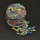 AB Color Plated Rice Electroplated Eco-Friendly Transparent Acrylic Beads(PACR-I002-M)-1