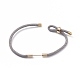 Braided Nylon Cord Bracelet Making(MAK-A017-D01-01G)-2