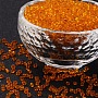 2mm Dark Orange Glass Beads(SEED-OL0003-08-2mm-15)