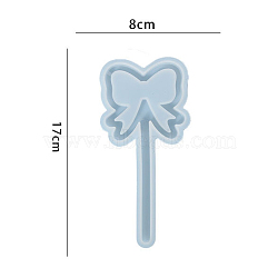 DIY Fairy Stick Food Grade Silicone Molds, Decoration Making, Resin Casting Molds, For UV Resin, Epoxy Resin Jewelry Making, Butterfly, 170x80x2mm(SIMO-PW0010-10A)