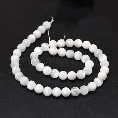 Brins de perles de sélénite naturelles(G-O201A-02B)-2