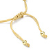 Adjustable Pearl & Glass & Brass Braided Beaded Bracelet for Women(BJEW-O187-14)-4