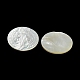 Carved Natural White Shell Cabochons(SSHEL-N038-06A)-2