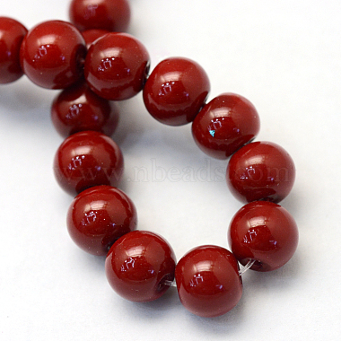 Baking Painted Glass Pearl Bead Strands(HY-Q003-5mm-35)-4
