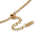 Golden Stainless Steel Pendant Necklace(QO1211-4)-3