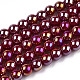 Electroplate Opaque Glass Beads Strands(X-GLAA-T032-P4mm-AB05)-1