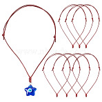 30Pcs Eco-Friendly Korean Waxed Polyester Braided Adjustable Necklace Makings, for Pendant Necklace Making, Dark Red, 12.6~25.2 inch(32~64cm), 30pcs/set(NJEW-TAC0023-01)