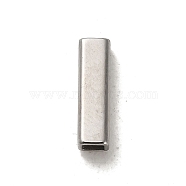304 Stainless Steel Beads, Rectangle, Stainless Steel Color, 10x3x3mm, Hole: 2x2mm(STAS-Q316-05A-P)