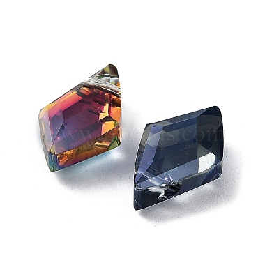 Electroplate Rhombus Glass Beads(EGLA-A036-07)-2