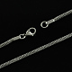 201 Stainless Steel Network Chain Necklaces(STAS-S029-07)-2