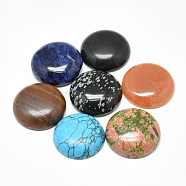Natural & Synthetic Gemstone Cabochons, Half Round/Dome, 25~26x6~8mm(G-S266-06)