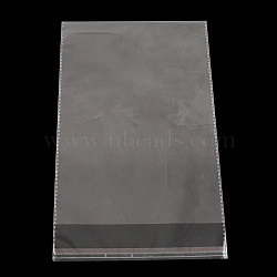 Rectangle OPP Cellophane Bags, Clear, 27x16cm, Unilateral Thickness: 0.035mm, Inner Measure: 23x16cm(X-OPC-R012-88)