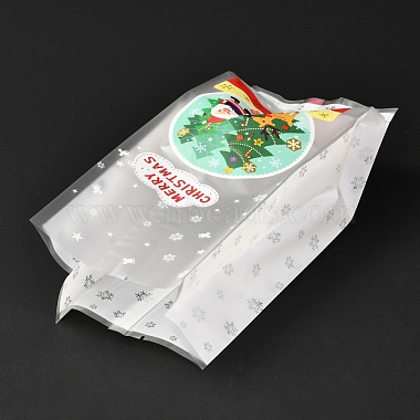 Рождественские тематические прямоугольные бумажные пакеты для конфет(CARB-G006-02A)-5