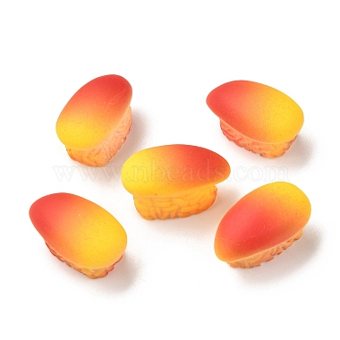Gold Food Resin Cabochons