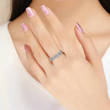 Таиланд 925 серебряные кольца на палец(RJEW-FF0008-011AS-18mm)-5