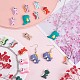 24 Pieces Dinosaur Charms Pendants Animal Shape Resin Charm Colorful Dinosaur Pendant for Jewelry Necklace Bracelet Earring Making Crafts(JX318A)-3