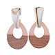 Resin & Wood Stud Earrings(EJEW-JE03482-02)-1