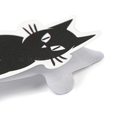 50Stück PVC selbstklebende Katzen-Cartoon-Aufkleber(STIC-B001-06)-5