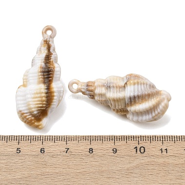 模造貝殻のアクリル製ペンダント(SACR-K005-07D)-3