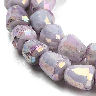 Electroplate Glass Beads Strand(GLAA-G088-03-01A)-4